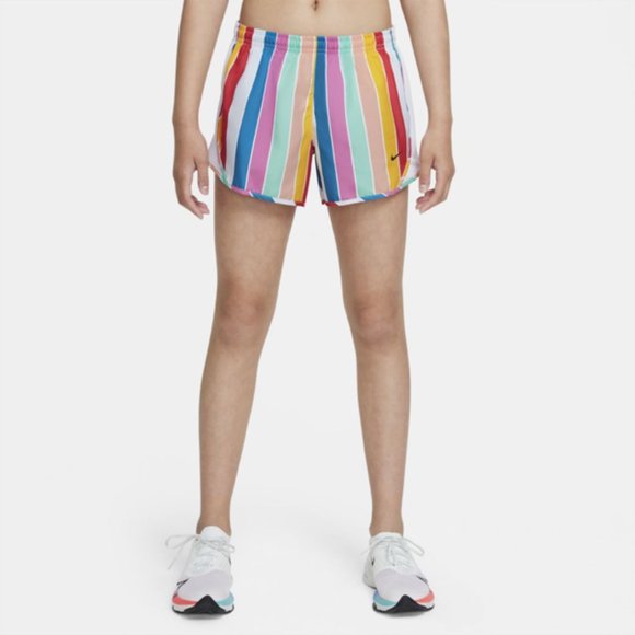 Nike Other - NIKE Dri-fit Tempo GIRLS Striped Running Shorts DD2408